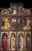 Jan Van Eyck The Ghent altar piece voltooid Sweden oil painting artist